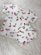 White Cherry Unisex Co-ord Set - 3332