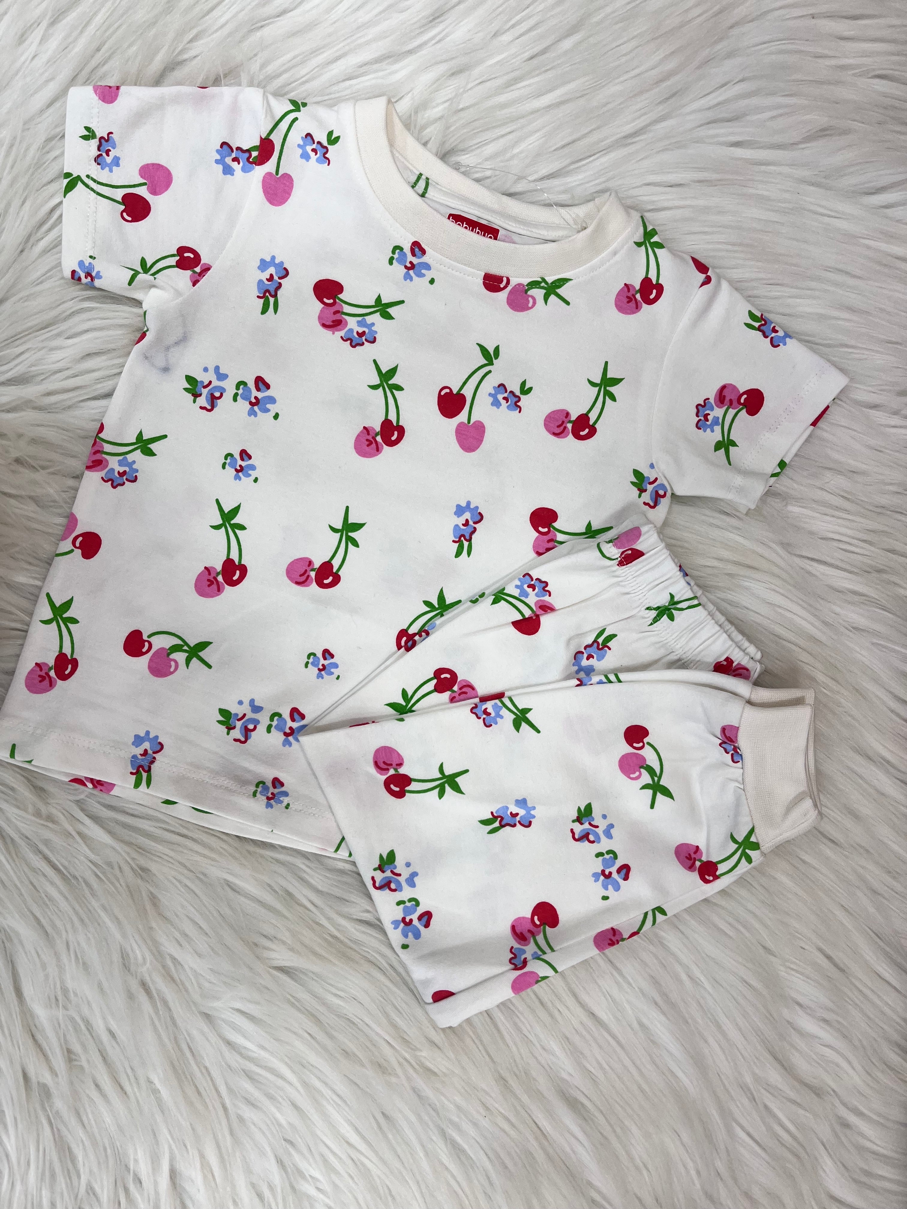 White Cherry Unisex Co-ord Set - 3332
