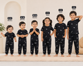 Navy Space Print Unisex Co-ord Set - 3332