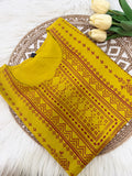 Mustard Ethnic Printed Kurti - 3175