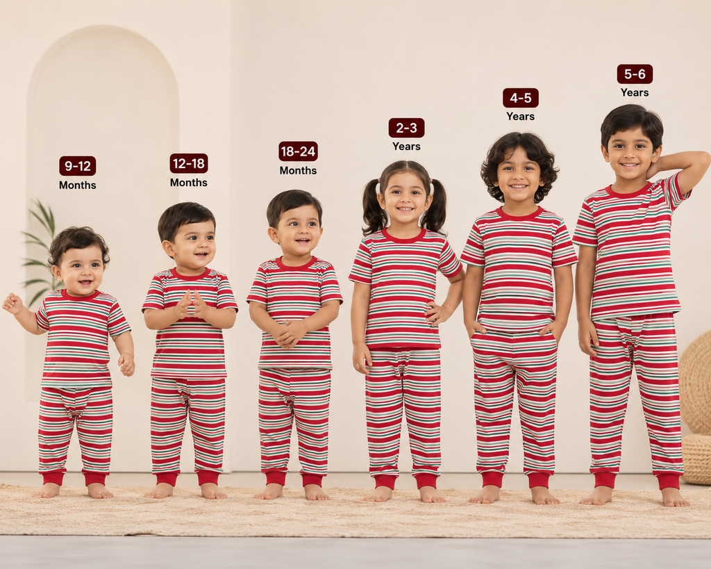 Red Striped Unisex Co-ord Set - 3332