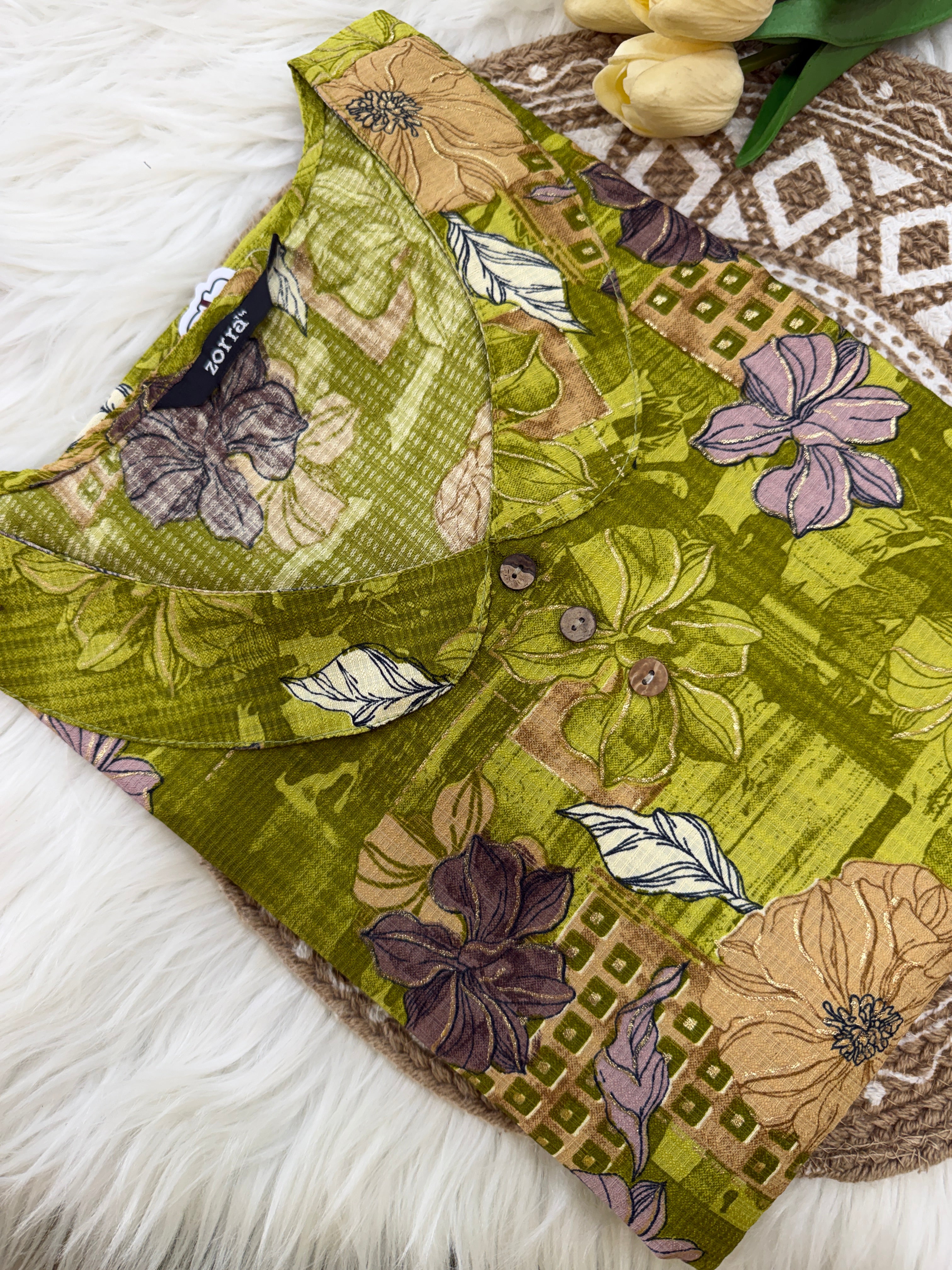 Forest Green Kurti - 3142