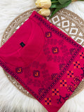 Rani Pink Ethnic Printed Kurti - 3178